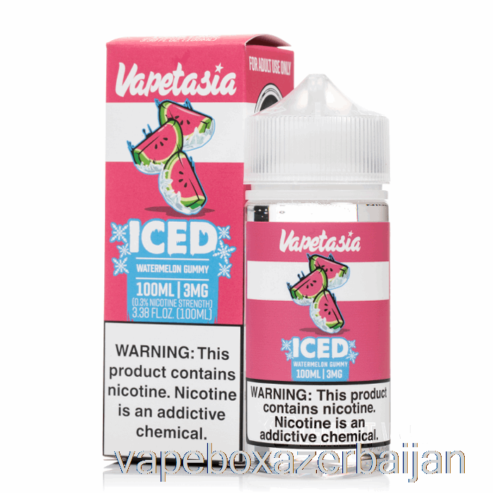 Vape Box Azerbaijan Iced Watermelon Gummy - Vapetasia - 100mL 3mg